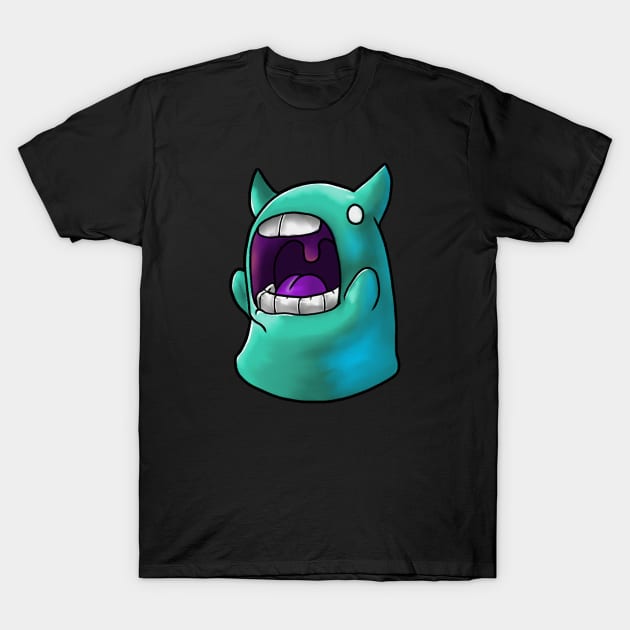 Egon The Slime (green version) T-Shirt by BigHootchie's Super Art Emporium